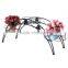 Elegant Arch Metal Potted Plant Garden Patio Display Rack with 3 holders Flower Pots Holders Display Stand