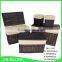 Household Multipurpose Rectangular Painted Wicker Basket