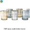 Electroplated silver scented jar candles