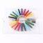 Wholesale novelty style color pencil set, double side wooden color pencil