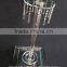 classic crystal flower stand for wedding tables