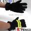 Aramid Fire Retardant Hand Protection Urban Traffic Riding Reflective Traffic Fireman Gloves