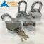 65mm/75mm Standard Hardened Shackle Round Steel Padlock with 3 Keys