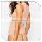 2016 Nude Color Sexy Deep-V Women Thong Nylon Bodysuit