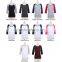 Colorblock 3/4 Sleeve Raglan women T Shirt Casual Top Round Neck Cotton baseball shirts