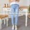 new fashion jeans pants korean style cutting ladies skinny jeans