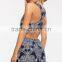 2016 best selling boho blues girls fashion romper OEM service