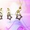 Gold Plated Pendant Set with Purple Amethyst