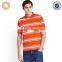 no label polo shirt striped yarn dyed polo shirt
