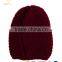 7GG Thick Wool Knit Lady Beanie Hat