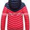 customize fashion women hoody winter warm down jacket/lovers' ladies nylon down feather coat