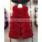 2015 Fashion Color Fox Fur Vest Wholesale Fur Clothing Fur Coat for Women