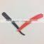 Barber Shaving Razors Red Plastic Handle