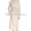 Cheap luxury women cotton modal long bathrobe