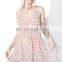 New Fashion Chiffon Women Casual One Piece Dress in Floral Print