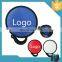 Wholesale 190T Nylon Fabric Foldable Frisbee Fan With Pouch Foldable Frisbee Fan With Handle Folding