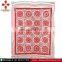 Red Applique Kantha Quilt Patchwork Bedspread Cotton Handmade Throw Ralli Cut Work Kantha Blanket