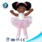 Girls Wearing Dress Ballerina Vinyl Dolls Beautiful Baby Development Doll