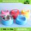 1to4 Layers Promotion Gift Portable Plastic Outside Round Stainless Steel Lunch Box