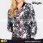Plain pink color thick winter jacket women 2016 polyetser nylon waterproof