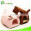 fleece piggy house Language Option French/dog bed