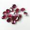 Nice Color Fuchsia Crystal Oval Fancy Loose Stone Beads