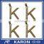 economic cheap bulk metal letter charms with synthetic stones
