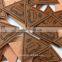 washable embossed fake leather tags labels