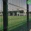 8ft welded wire mesh fencing green vinyl coated clearvu fence for hotel