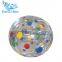 Transparent infaltable water walking ball with led light for commercial use