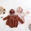 Newborn Baby Romper Cotton Embroidery Flowers Long Sleeve Jumpsuit Playsuit Soft Infant Clothes