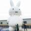 Attracting Adults and Kids Colorful LED Inflatable White Rabbit Cartoon Model For Event Evening Party,Commercial advertising
