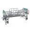 MY-R018B stainless steel three manual crank care bed medical hospital bed prices