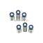 MR115-2RS  open Miniature deep groove ball bearing NTN MR115-2RS