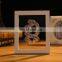 Custom New Product Decorative Wooden Photo Frame 3D Led Night Lamp Light