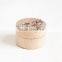 Accept OEM Natural color solid wooden box round,mini wood round boxes