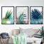 decorative picture Modern and fashionable household decoration classical greenery glass painting Hot ink printing