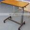 Medical Instrument Revolving Caster Bed Overbed table