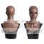 Fiberglass head mannequin display women wig head model S2