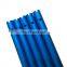 Toshine blue anodized aluminum tube/ anodizing aluminum round tube with drilling holes/ cnc machining tube