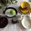 High Quality 12pcs two tone color glaze ceramic dinnerware set