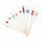 12cm Party Cocktail colorful Beads Skewers picks with different kinds China supplier