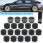 20pcs Wheel Lug Nut Cap Covers ABS Bright Black Wheel Cap Kit For Tesla Model 3 Model S and Model Y
