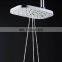 New design bath hand shower massage with wall mounted rain shower set