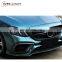 E-CLASS W213 b style carbon fiber front lip and carnard fit for 2014y~2017y W213 E63 front bumper and front lip cover