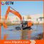 premium amphibious dredger in China with 2 chains 0.4 bucket