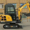 1.5 ton hydraulic excavator with cabin for sale