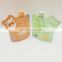 Custom laminated stand up pouches baby food liquid water bag ziplock reusable drink spout pouch with logo