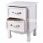2 Drawers Nightstand End Side Cabinet Accent Table Storage Display Home Bedroom Furniture