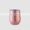 Factory Direct custom 400ml grade stainless steel cup keg souvenir copper beer mug with lid